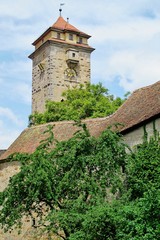 Fototapeta premium Rothenburg o. d. T., Spitalbastei