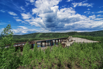 abandoned krapivinskaya hydroelectric environmental damage