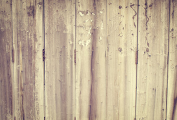 Wooden door at old town : Songkhla province Thailand