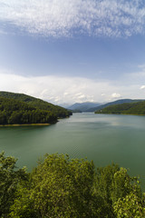 Vidraru Dam on Arges River. Arges, Romania. Hydro electric power