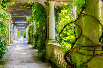 Hampstead Pergola and Hill Garden in London, England