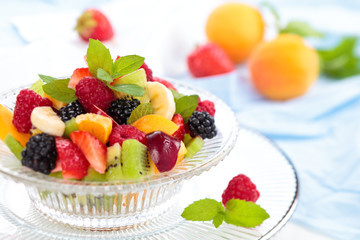 Fresh fruit salad.