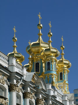 Schlosskirchent&uuml;rme des Katherinenpalastes