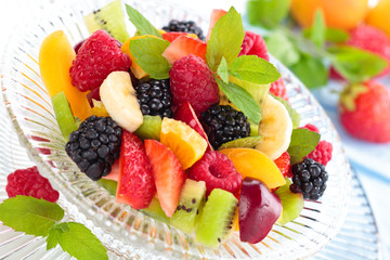 Fresh fruit salad.