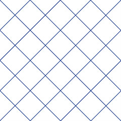 Navy Blue Grid White Diamond Background Vector Illustration