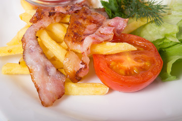 English breakfast plate