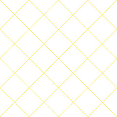 Yellow Grid White Diamond Background Vector Illustration