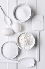 All White Baking Still Life