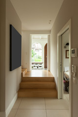 Modern house, modern corridor