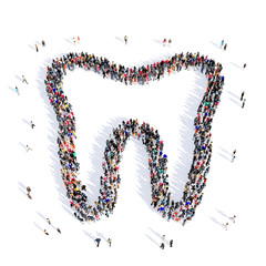 people tooth dentistry 3d