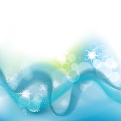 Abstract water waves vector