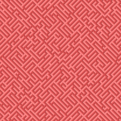 Abstract seamless background,maze with falling shadow