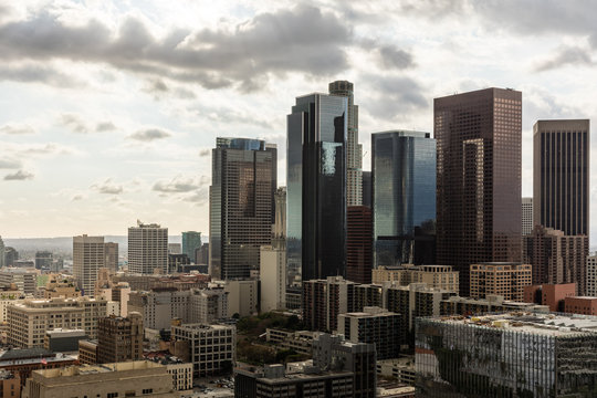 Skyscrapers in Los Angeles Downtown
