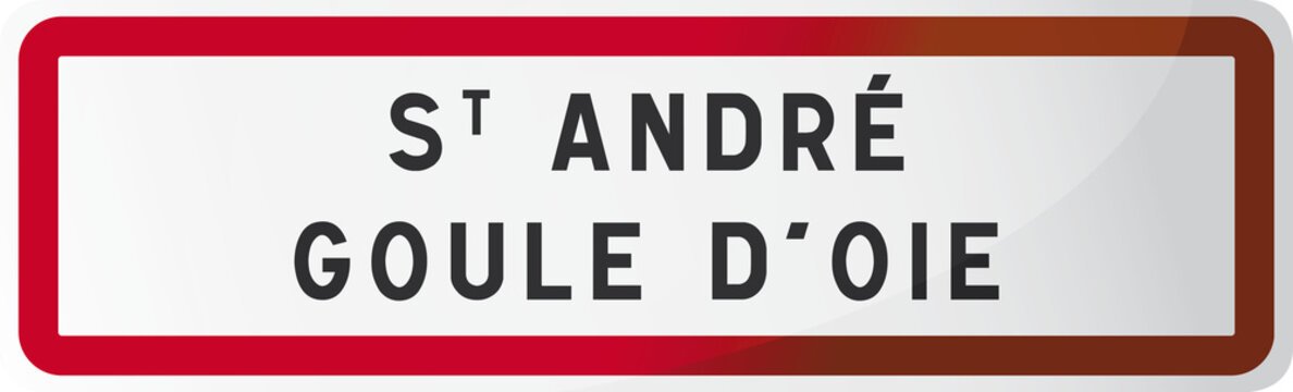 Saint Andr&eacute; Goule d'Oie : Commune de Vend&eacute;e - 85 - Pays de la Loire -  France