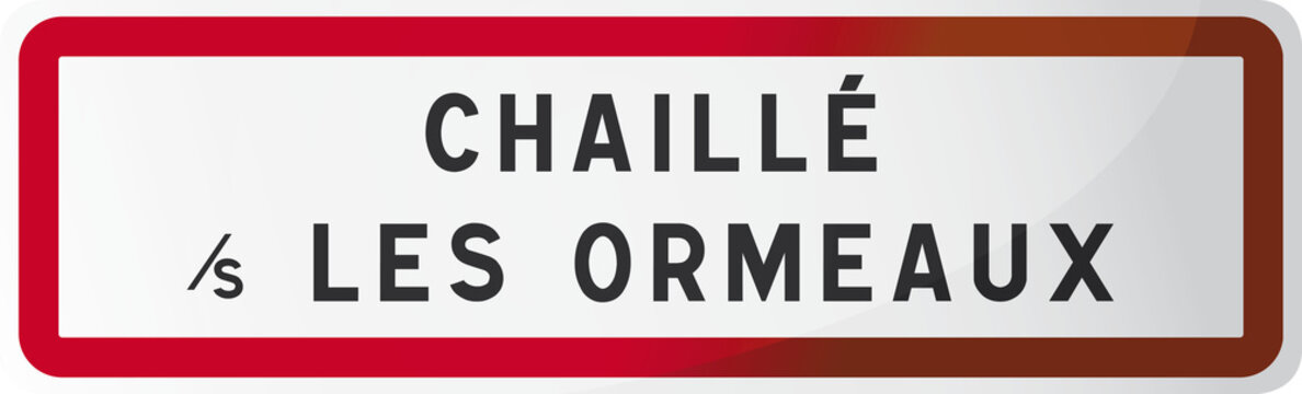 Chaill&eacute; sous les Ormeaux : Commune de Vend&eacute;e - 85 - Pays de la Loire -  France