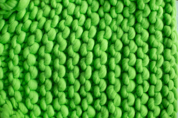 piece large knitted green