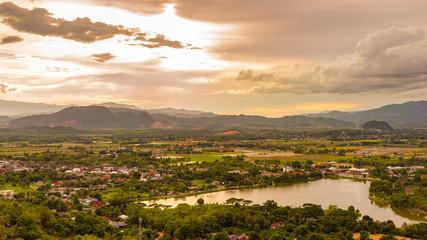 Fototapeta premium Chiang Rai Province Cityscape