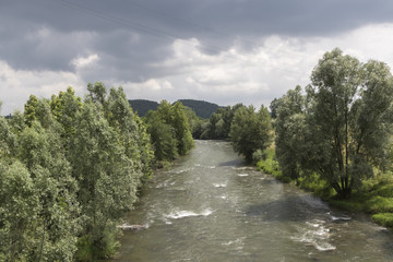 Fototapeta na wymiar river landscape