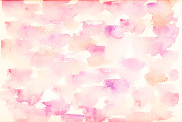 pink brushes watercolro baackground - 113979349
