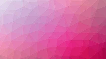 Abstract red gradient lowploly of many triangles background for use in design