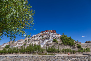 Thiksey Monastery, Leh-Ladakh, Jammu and Kashmir, India. Thiksey