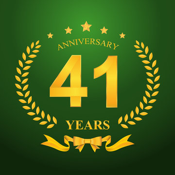 Anniversary emblems template design