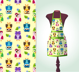 kitchen apron on a dummy3