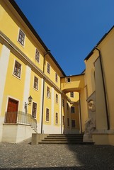 The Benedictine Pannonhalma Archabbey or Territorial Abbey of Pannonhalma is the most notable landmark in Pannonhalma and one of the oldest historical monuments in Hungary, founded in 996.