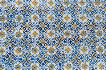 Wall art drawing in Portugal style