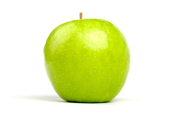 Green apple isolated