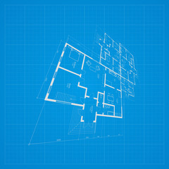 Architectural background. Vector.