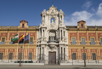Fototapeta na wymiar Palacio de San Telmo - Sevilla