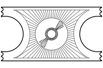 movie ticket cd icon , vector illustration