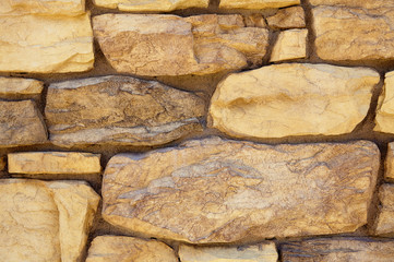 limestone rubble rock cliff ledge mortar wall