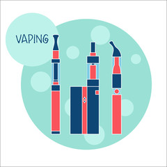 vaping e-cigarette device