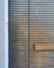 wood pattern, modern door detail