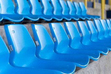 Fototapeta premium Stadium seats in rows
