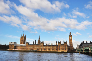 Fototapeta na wymiar Houses of Parliament with Big Ben