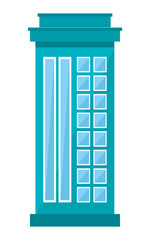 colorful tall building,vector graphic
