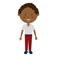 smiling avatar boy,vector graphic