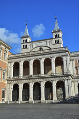 Fototapeta na wymiar St John Lateran Basilica Benediction Loggia