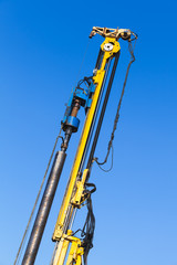 Industry equipment, machine for drilling wells