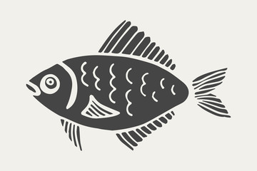 sea fish vector illustration