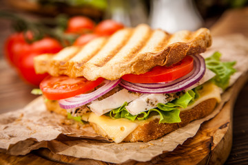 Grilled chicken sandwich