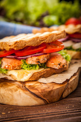 Grilled chicken sandwich