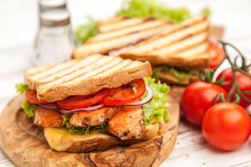 Grilled chicken sandwich