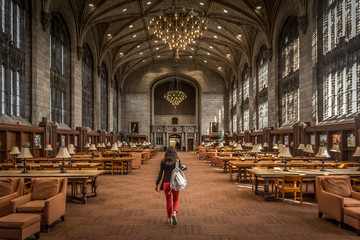 The Harper Library Reading Room, University of Chicago, Chicago