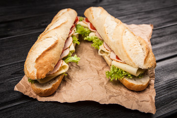 Panini grilled sandwich