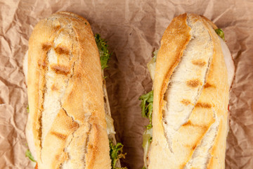 Panini grilled sandwich