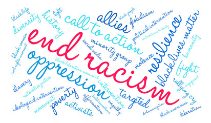 End Racism Word Cloud